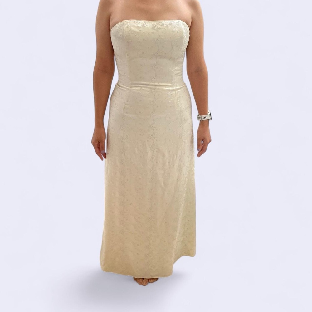 Elegant Vintage Jessica McClintock Strapless Dress